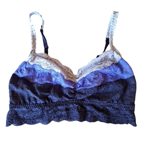 Victoria secret Pink Lacy bralette bundle of 3 size M floral sexy wireless lot - Picture 2 of 9